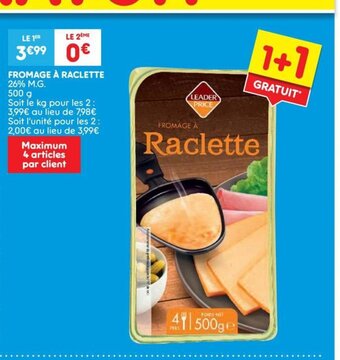 Fromage A Raclette 500g