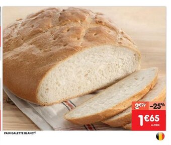 Leader Price Pain galette blanc aanbieding