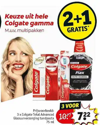 Kruidvat Keuze Uit Het Hele Colgate Gamma 2+1 Gratis aanbieding