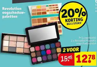 Kruidvat Revolution Oogschaduw Paletten aanbieding