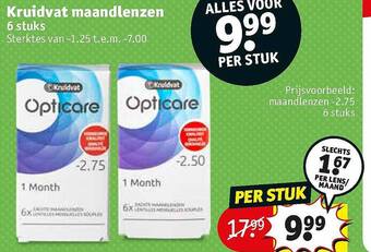 Kruidvat Kruidvat Maandlenzen aanbieding