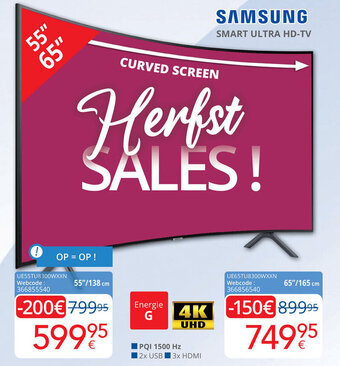 Eldi Samsung Smart Ultra HD-TV aanbieding