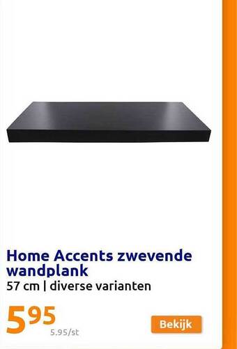 Home accents zwevende wandplank