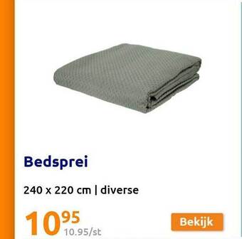 Action Bedsprei aanbieding