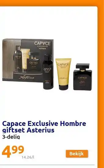 Action Capace exclusive hombre giftset asterius aanbieding