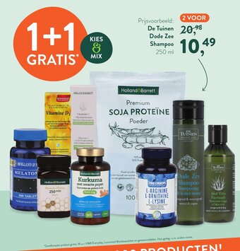 Holland & Barrett De tuinen dode zee shampoo 250ml aanbieding