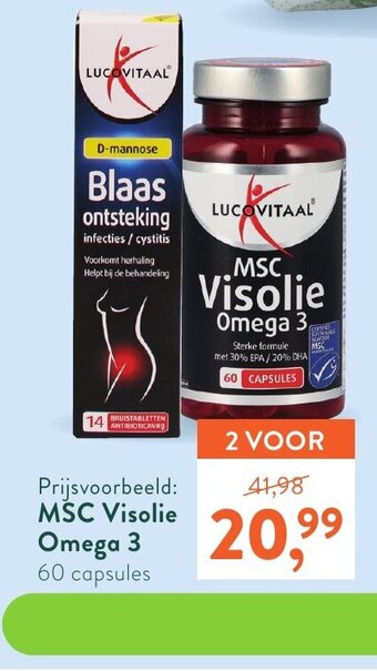 Holland & Barrett Msc visolie omega 3 aanbieding