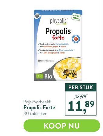 Holland & Barrett Propolis forte 30 tabletten aanbieding