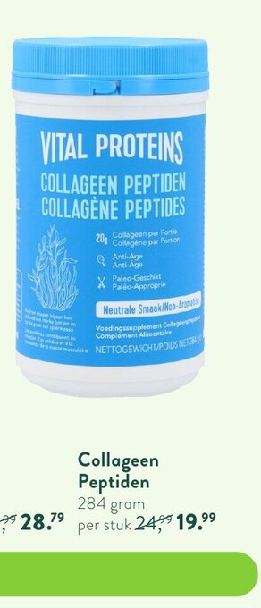 Holland & Barrett Collageen peptiden 284 gram aanbieding
