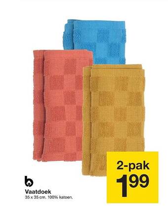 Zeeman Vaatdoek aanbieding