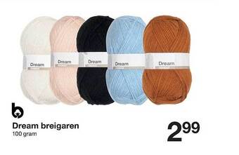 Zeeman Dream breigaren aanbieding