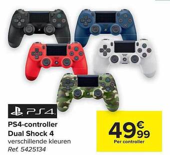 Carrefour Ps4controller dual shock 4 aanbieding