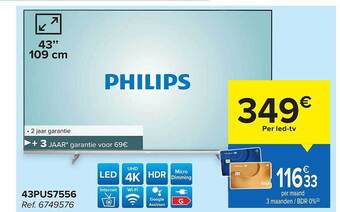 Carrefour Philips ledtv aanbieding