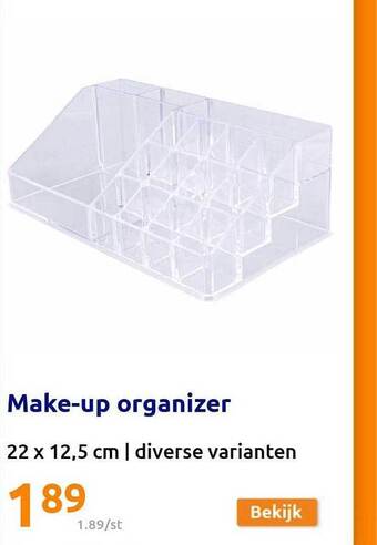 Action Makeup organizer aanbieding