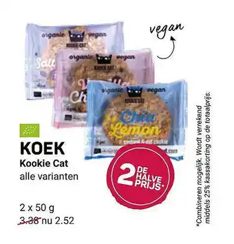 Ekoplaza Koek kookie cat aanbieding
