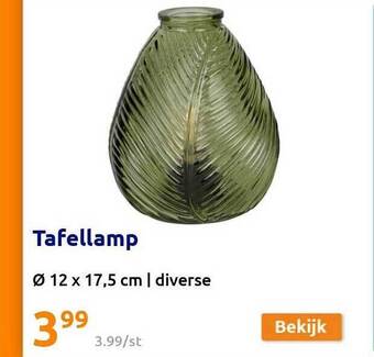 Action Tafellamp aanbieding