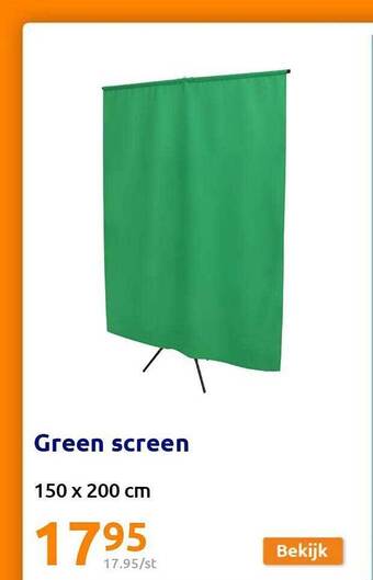 Action Green screen aanbieding