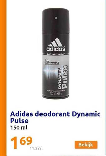 Action Adidas deodorant dynamic pulse aanbieding
