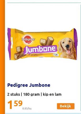 Action Pedigree jumbone aanbieding