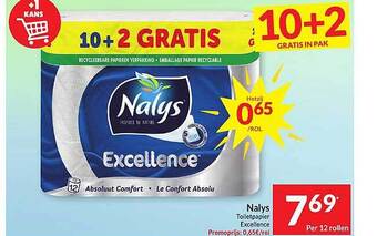 Intermarché Nalys toiletpapier aanbieding