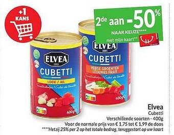 Intermarché Elvea cubetti aanbieding