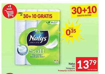 Intermarché Nalys toiletpapier aanbieding