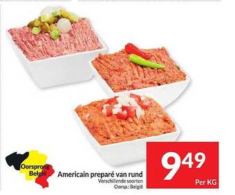 Intermarché Americain preparé van rund aanbieding