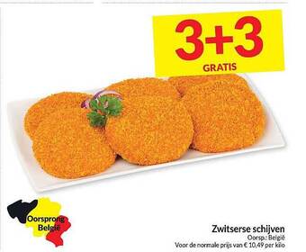 Intermarché Zwitserse schijven aanbieding