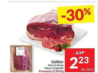 Galibier ham uit savoie