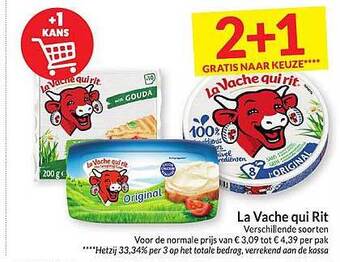 Intermarché La vache qui rit aanbieding