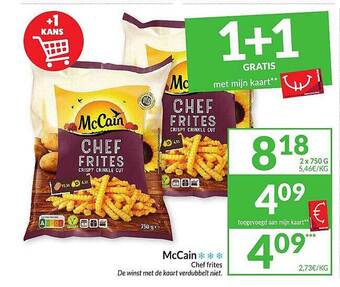 Intermarché Mccain chef frites aanbieding