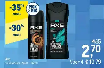 Axe Vb. Douchegel Apollo