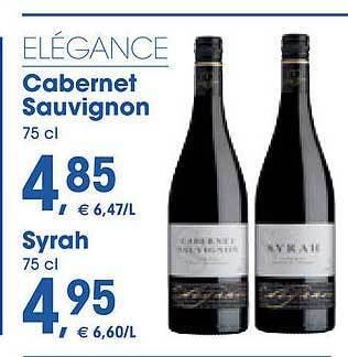 Prik en Tik Elégance cabernet sauvignon, syrah aanbieding