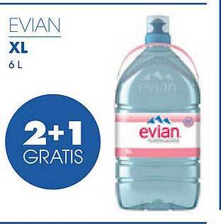 Prik en Tik Evian xl aanbieding