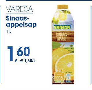 Prik en Tik Varesa sinaasappelsap aanbieding