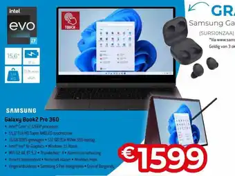 Exellent Samsung book2 pro 360 gratis samsung galaxy buds2 pro aanbieding