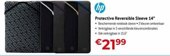 Exellent HP protective reversible sleeve 14" aanbieding