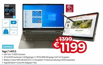Exellent Lenovo yoga 7 14ITL5 aanbieding
