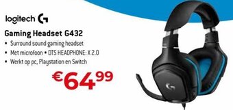 Exellent Logitech gaming headset G432 aanbieding