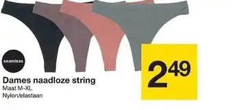 Zeeman Dames naadloze string aanbieding