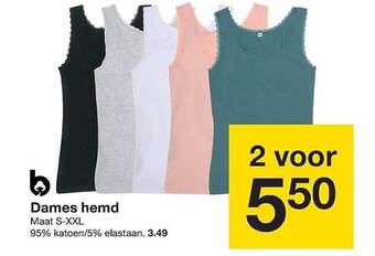 Zeeman Dames hemd aanbieding