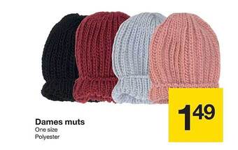 Zeeman Dames muts aanbieding