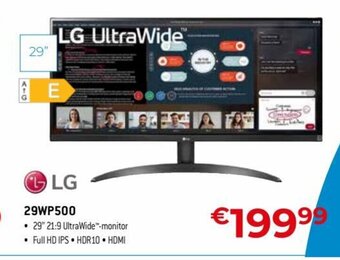Exellent LG 29WP500 aanbieding