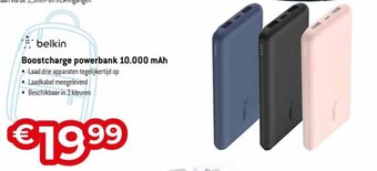 Belkin boostcharge powerbank 10,000 mAh