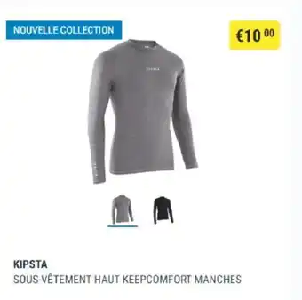 Decathlon Kipsta Sous-Vetement Haut Keepcomfort Manches aanbieding