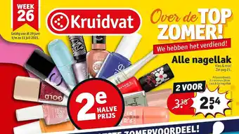 Kruidvat Kruidvat Alle Nagellak aanbieding