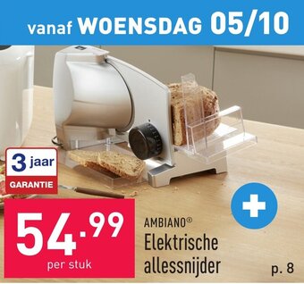 ALDI Ambiano Elektrische allessnijder aanbieding