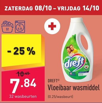ALDI Dreft Vloeibaar wasmiddel aanbieding