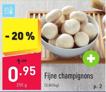 ALDI Fijne champignons aanbieding