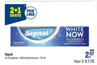 Signal Vb. Tandpasta White Now Intense
